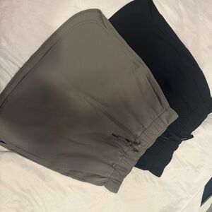 lululemon athletica Charcoal and Black Mini Skirts